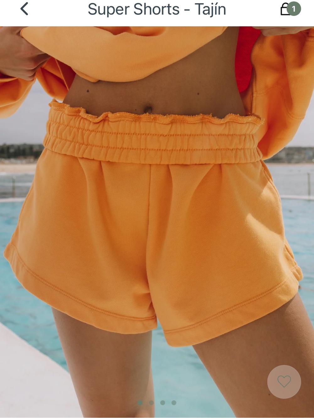 DAILY DRILLS tajin orange super shorts